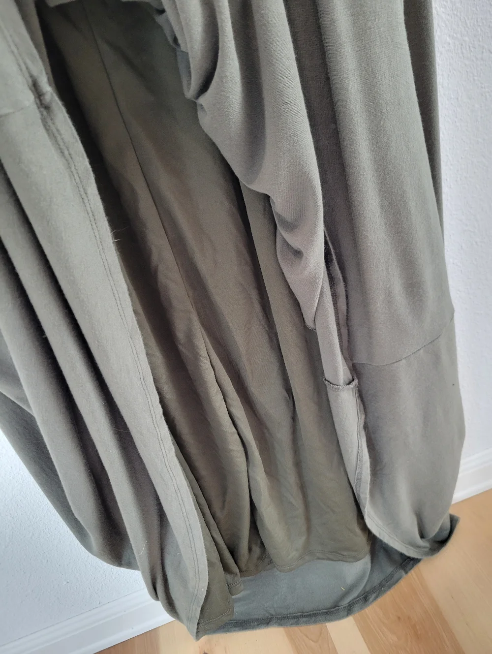 PinkBlush Maternity‎ Women’s XL Olive Green Long Sleeve Maxi Dress Stretch Knit